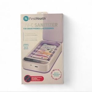 First Health UV-C Sanitizer for Smartphones and accessories Purple